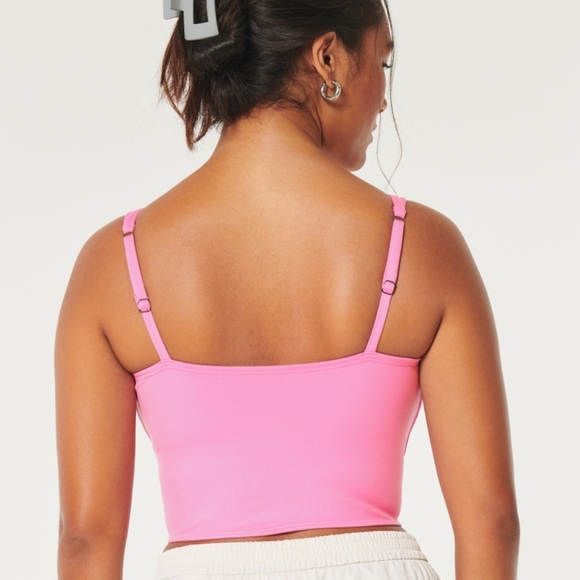 HOLLISTER Layered Corset Pink Top - Size XXXS - Picture 3 of 7